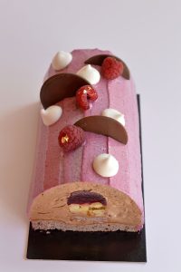 cours patisserie buche Noel chocolat framboises cassis (14-3)