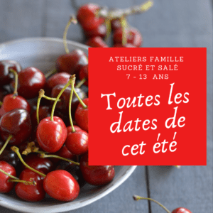 programme cours cuisine enfants ados Ete 2019