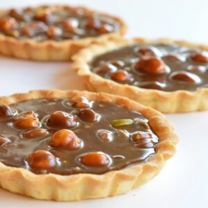 cours patisserie enfants tarte chocolat caramel fruits secs