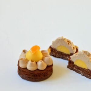 cours patisserie enfants petit gateau praline insert mandarine