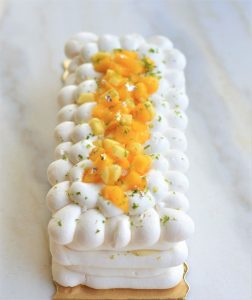 cours patisserie enfants buche de noel meringue et mangue