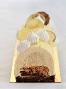 cours patissserie Buche chocolat vanille citron