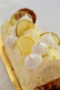 cours patissserie Buche chocolat vanille citron