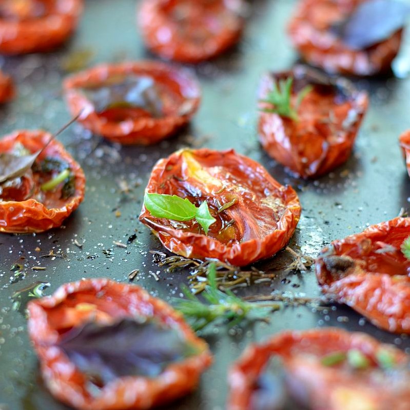 cours de cuisine recette tomates confites séchées au four