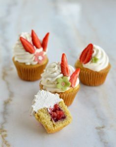 cours patisserie enfants cupcake fraise vanille