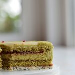 Cours pâtisserie Etremets matcha cerises citron vert