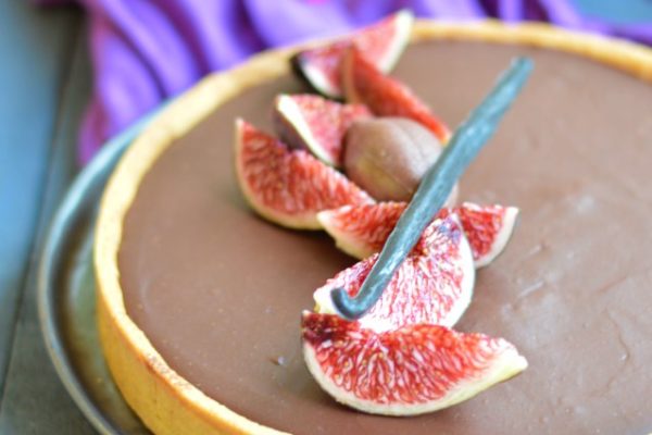 Découvrez nos curs de patisserie - tarte chocolat figues